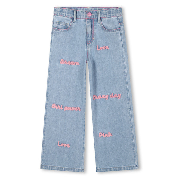 Bleach Denim Trousers