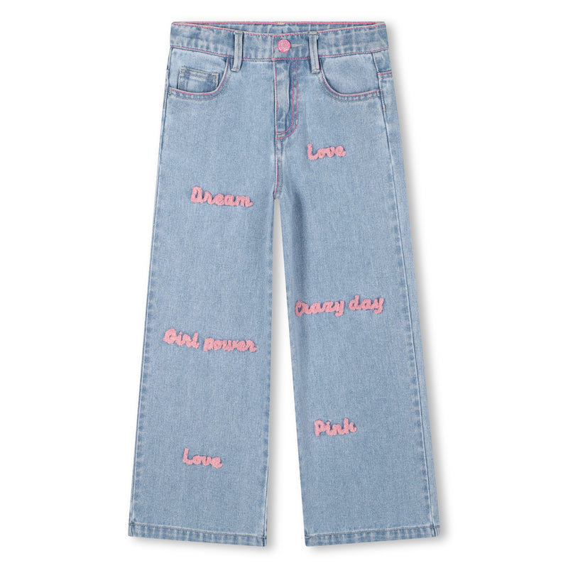 Bleach Denim Trousers