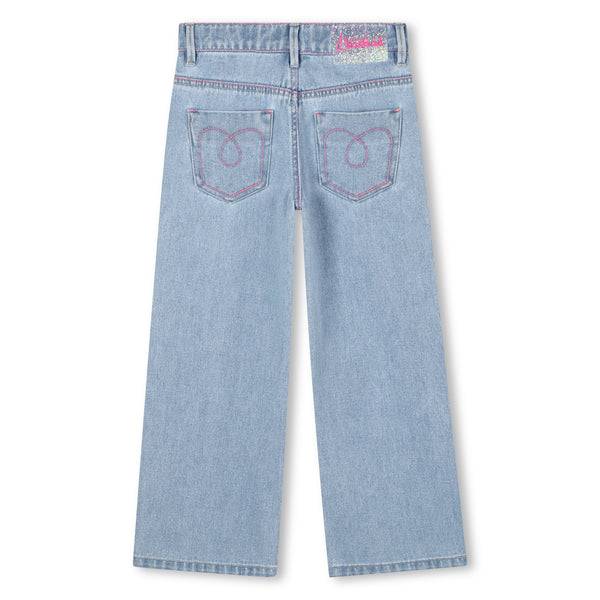 Bleach Denim Trousers