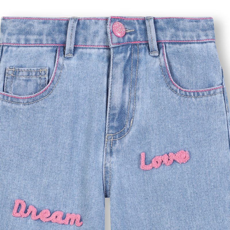 Bleach Denim Trousers