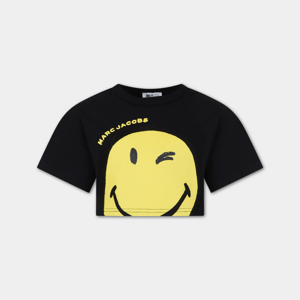 Smiley Face Black T-Shirt
