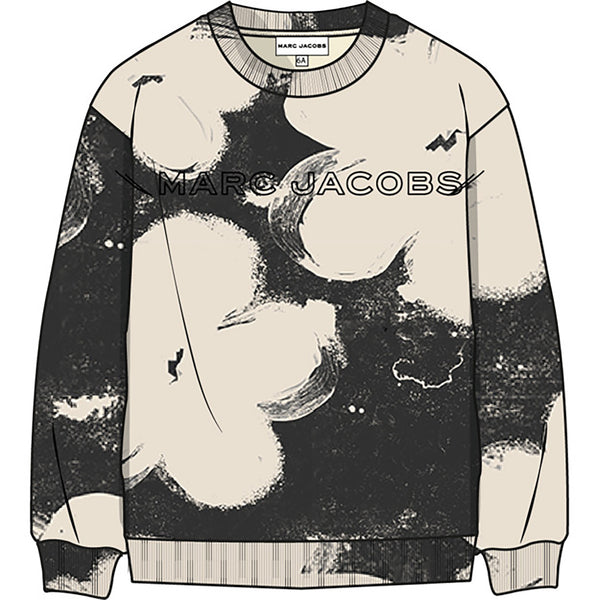 Ivory & Black Sweatshirt