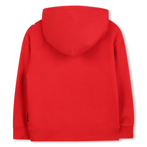 Red Hooded Sweatshirt