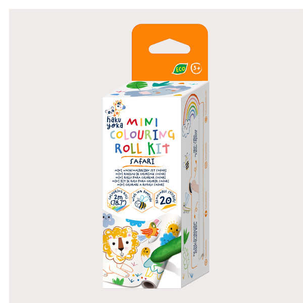 Mini Colouring Roll Kit Safari
