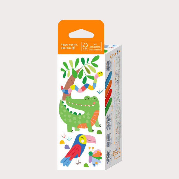 Mini Colouring Roll Kit Safari