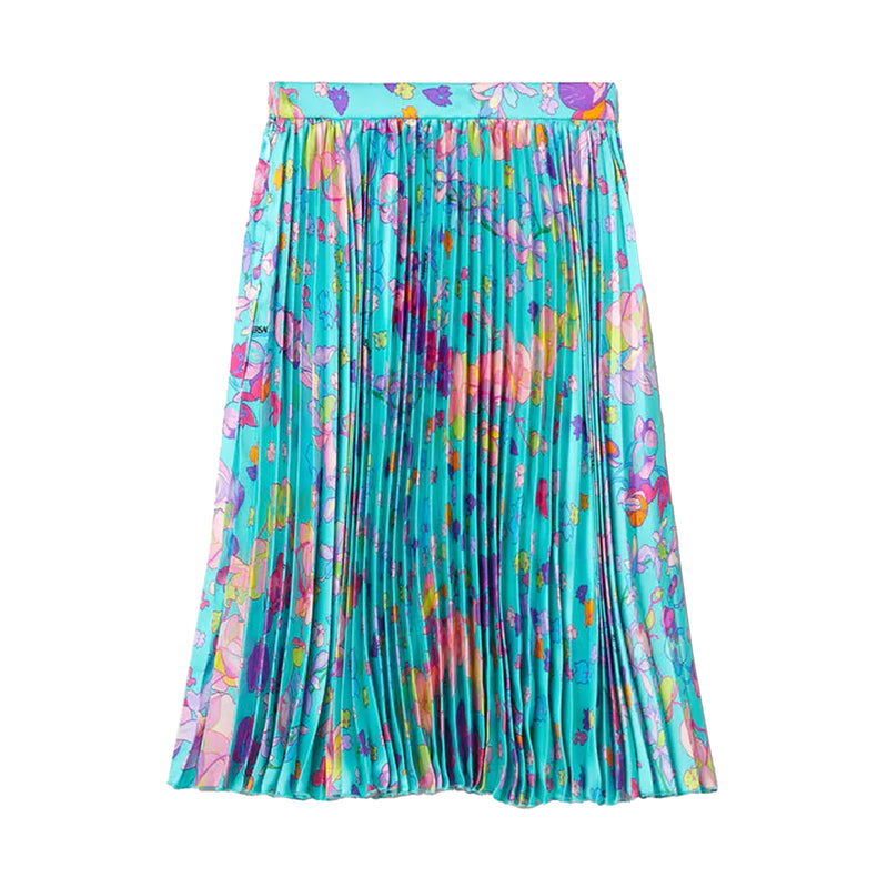 Orchid Baroque Pleated Skirt