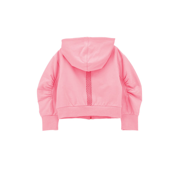 Embroidered Zip Sweatshirt