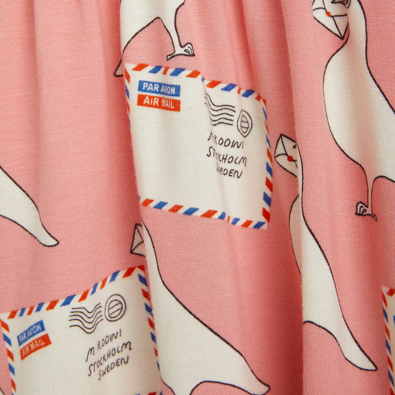 Pigeons Print Dress