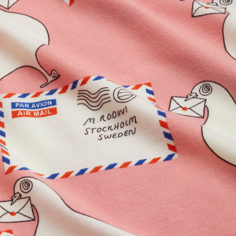 Pigeons Print Dress