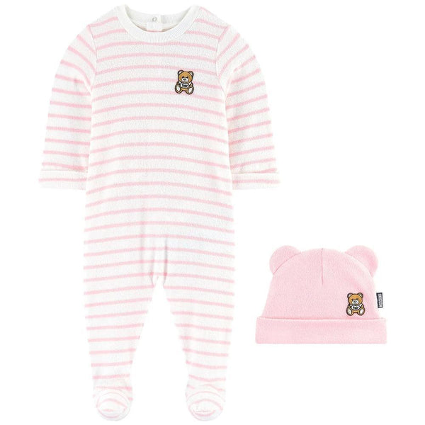 Pink Babygrow & Hat Gift Set