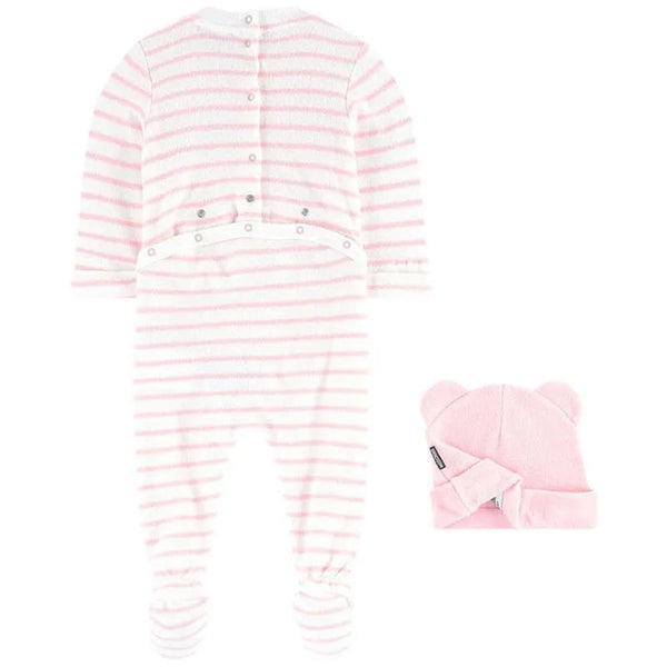 Pink Babygrow & Hat Gift Set