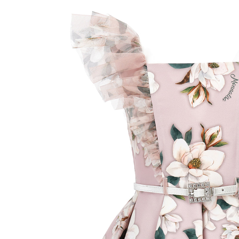 Magnolia Print Dress