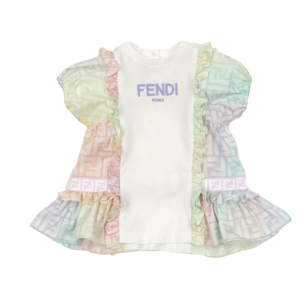 Baby Rainbow Monogram Dress