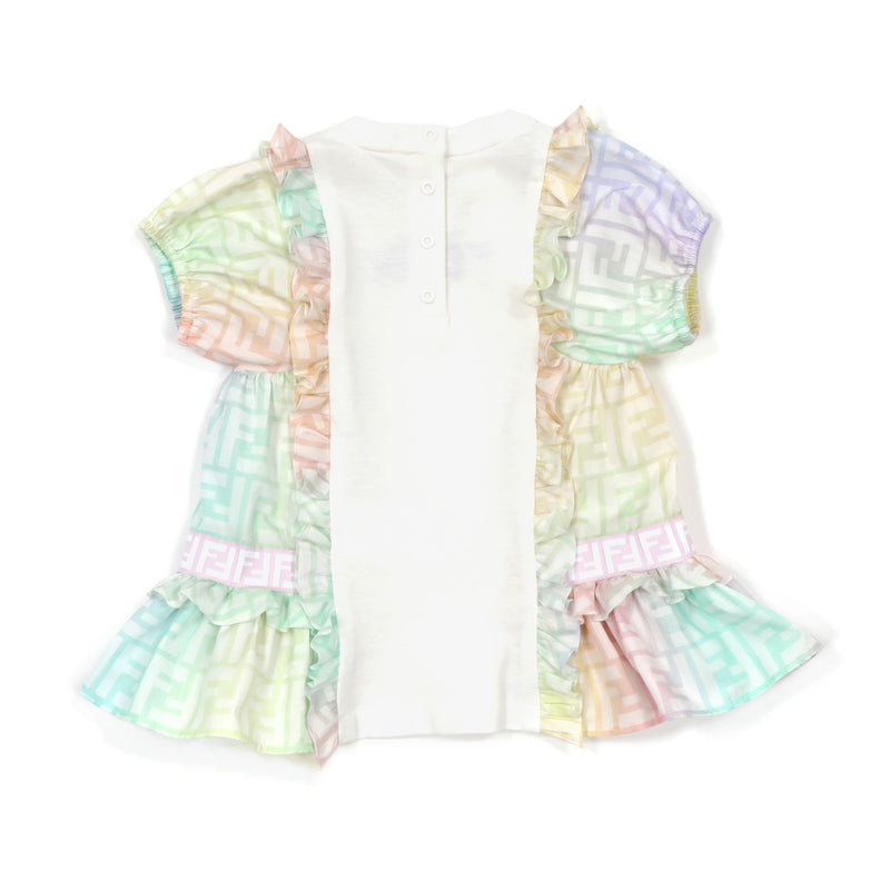 Baby Rainbow Monogram Dress