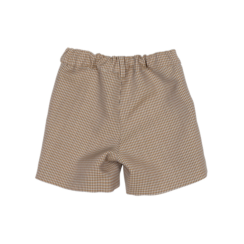 Baby Houndstooth Bermuda Shorts
