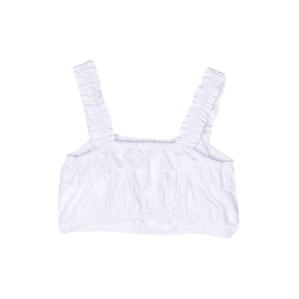 Logo Frill Cropped Top