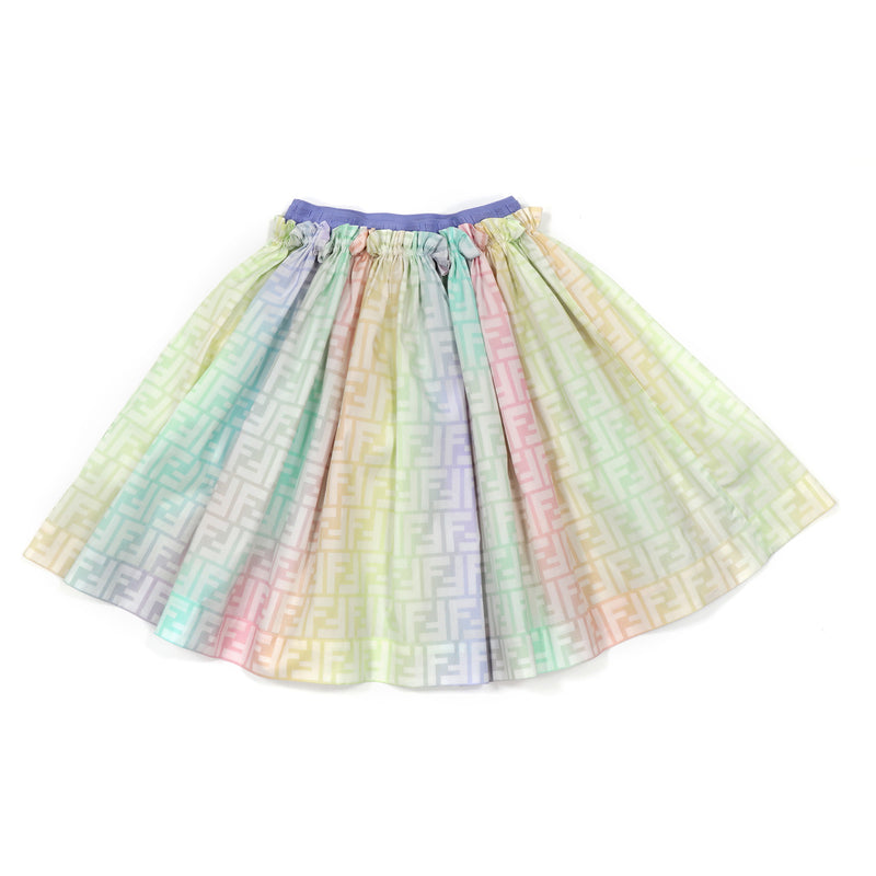 Rainbow Monogram Skirt