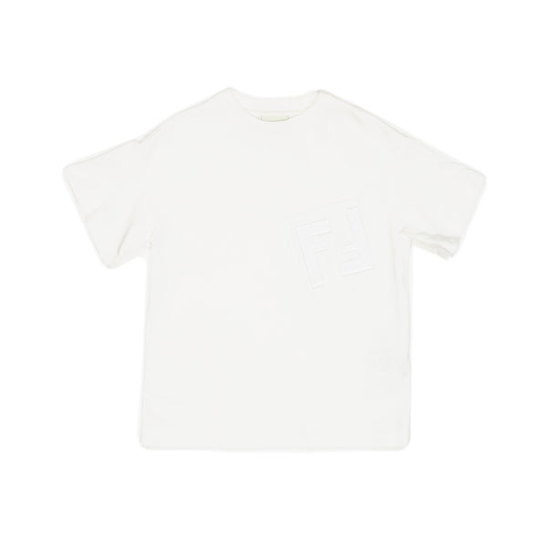 White Double FF Logo T-Shirt