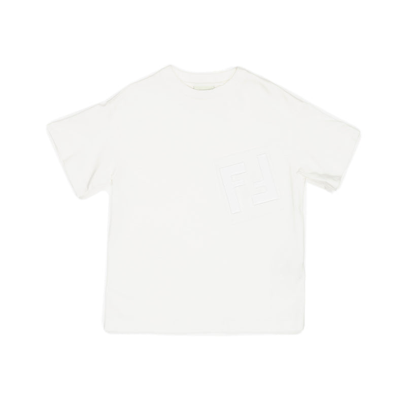 White Double FF Logo T-Shirt