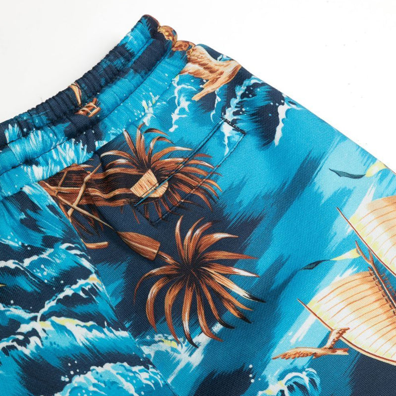 Hawaii Print Bermuda Shorts