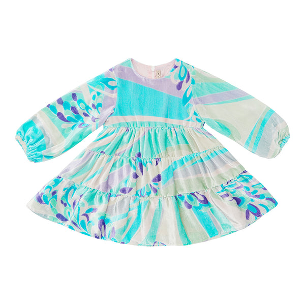 Multicolour Print Baby Dress