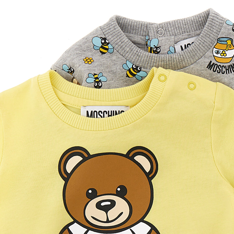 Baby Teddy Logo Romper and Babygrow Set