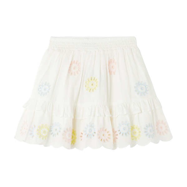Ivory Broderie Skirt