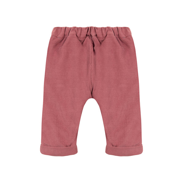 Dark Pink Baby Trousers