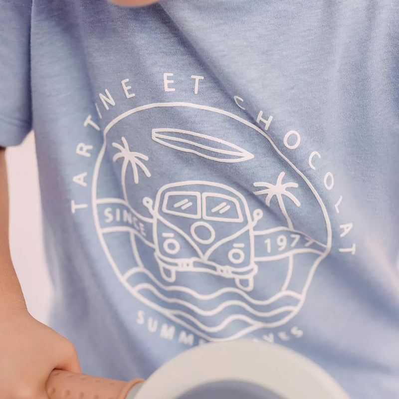 Summer Waves Print T-Shirt
