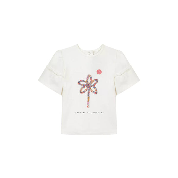 Baby Applique Floral T-Shirt