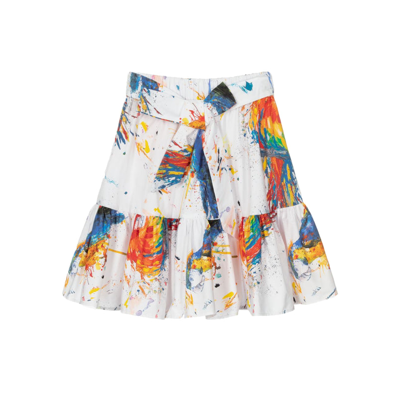Multicolour Tiered Skirt