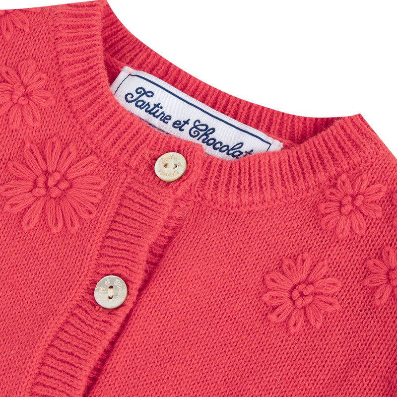Poppy Red Baby Sweater