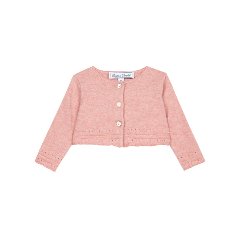 Pale Rose Baby Sweater