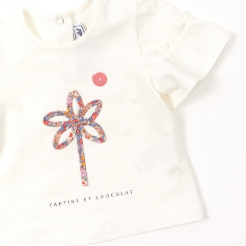 Baby Applique Floral T-Shirt