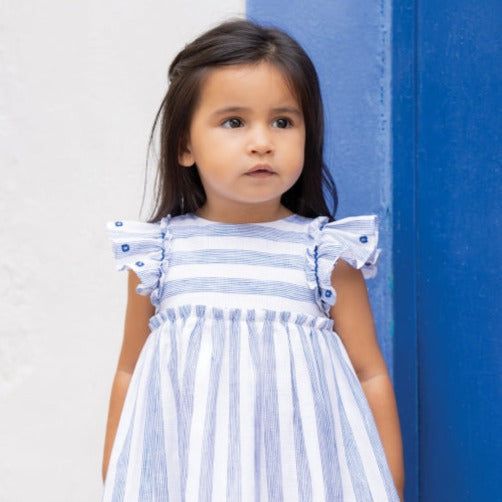 Baby Blue Stripe Dress